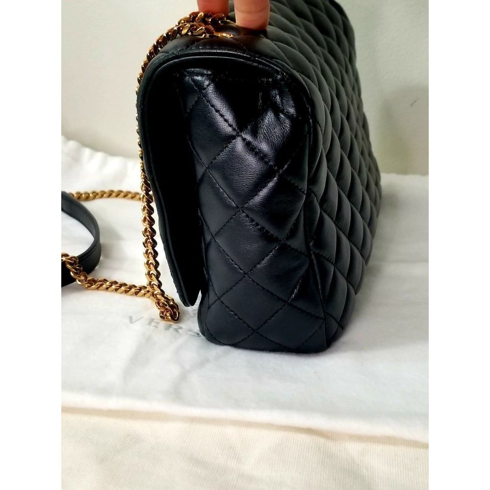 Authentic VERSACE quilted leather medusa head crossbody bag - Picture 4 of 12